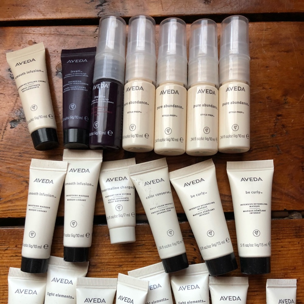 Lot of Aveda Travel/Sample Sizes